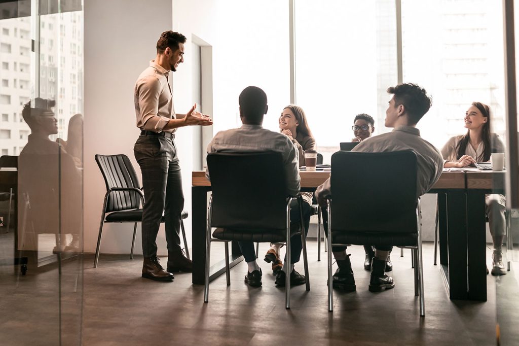 Team Besprechung bei Schaller SV